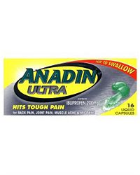 Anadin Ultra Liquid Capsules  16 
